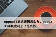 解决OPPOReno4Pro忘记OPPO帐号密码的方法（应对忘记OPPO帐号密码情况下的解决方案）