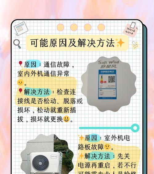 海尔变频空调F3故障原因及解决方法（了解海尔变频空调F3故障原因）