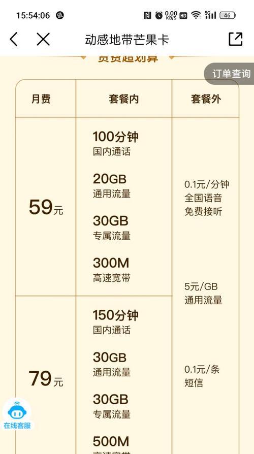 苹果手机59元移动套餐详情是什么？